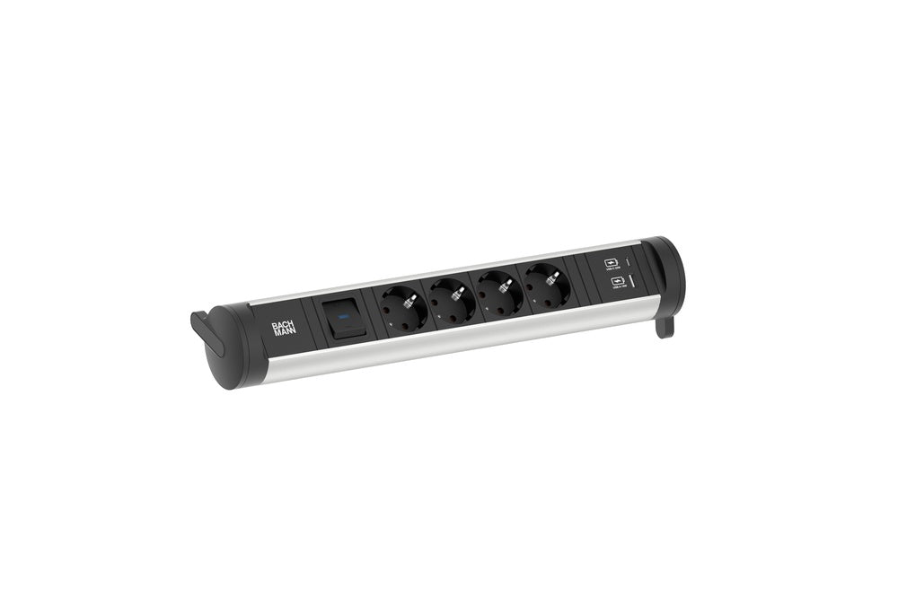 Cycle Basis Steckdosenleiste 4x 230V Mit USB AC Und Schalter - 706.002