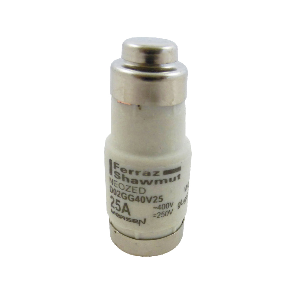 D02 Neozed GG Sicherung 25A 400VAC 250VDC - W213160 [10 Stück]