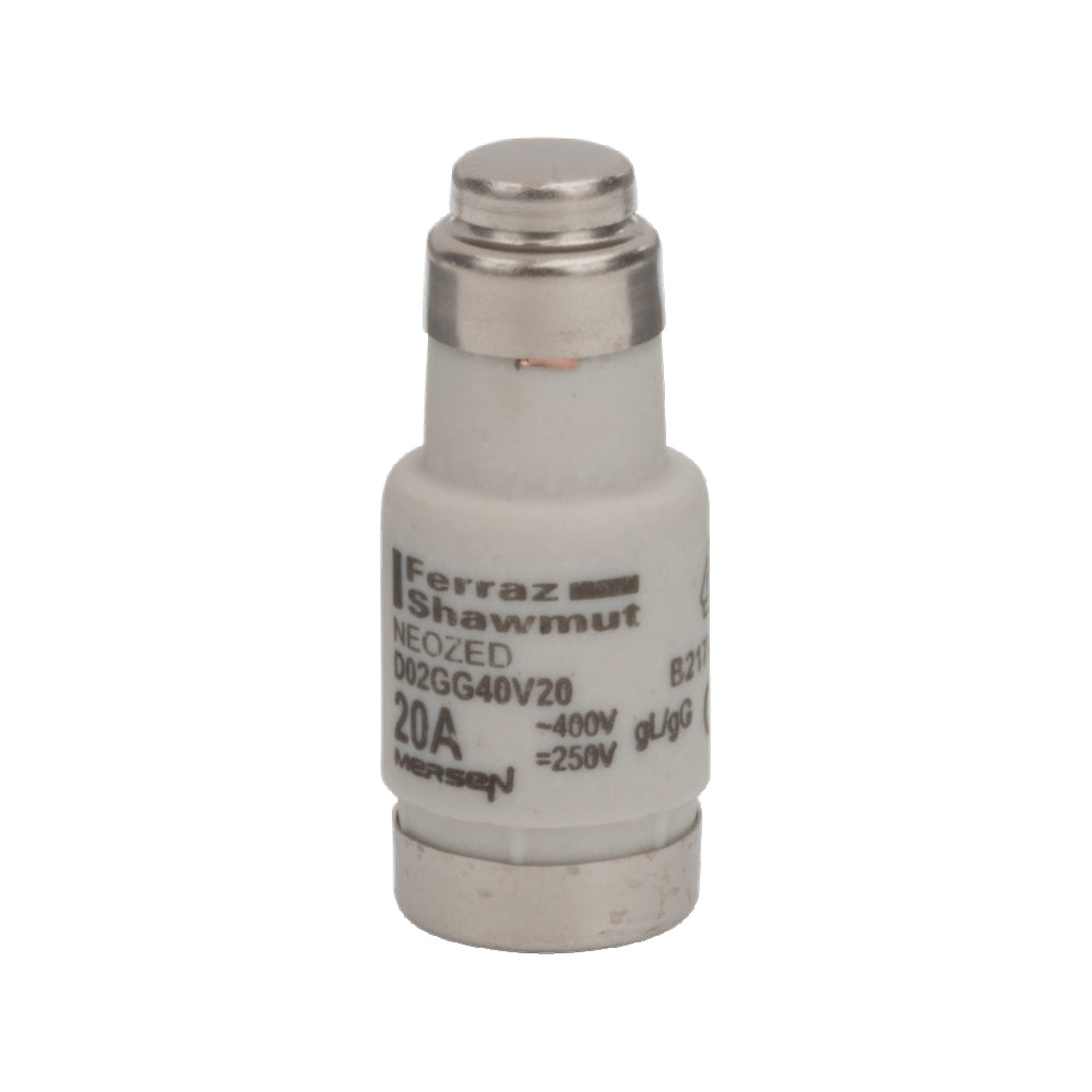 D02 Neozed GG Sicherungseinsatz 20A 400VAC - B217742 [10 Stück]