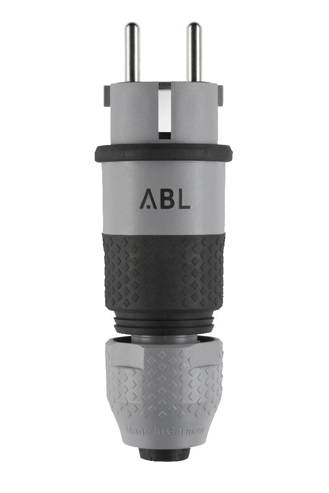 ABL Professionelle SCHUKO IP54 Doppelter Erdstecker Grau - 100000070