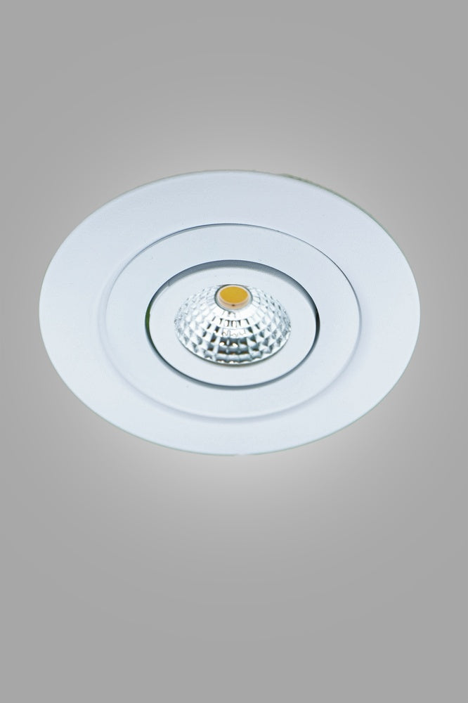 Weiße Runde Befestigung Ring 125mm Für Spotlichter - A22031OR