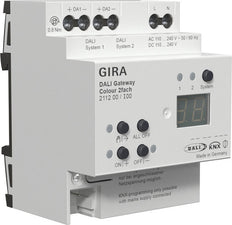 Gira DALI Gateway KNX Sicher 2-Kanal DIN-Schiene - 211200