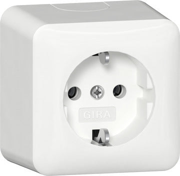 Gira Aufputz SCHUKO Steckdose 16A 250V Rein Weiß - 444014