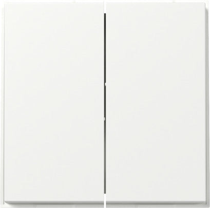 Gira TX-44 2-Gang Upright Rocker Switch Pure White - 349566