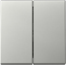 Gira System 55 Doppelter Edelstahl Wippschalter - 3295600