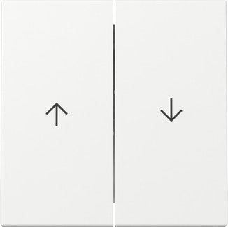 Gira System 55 Dual Rocker Switch With Arrow Symbol - 329403