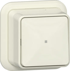 Gira Aufputz Drucktaster Schalter Mit Kontrollfenster - 315210