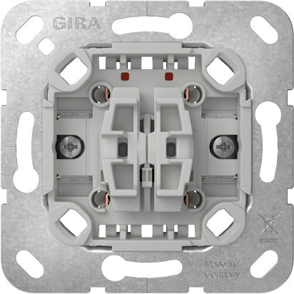 Gira 2-Gang Rocker Switch Insert 10 AX 250V - 310800
