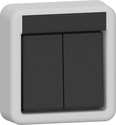 Gira Serie IP44 Kippschalter Grau - 310535