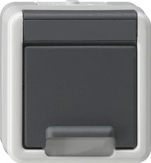 Gira Safety Plus Schlagfester Steckdosenanschluss Mit Abdeckung - 441430