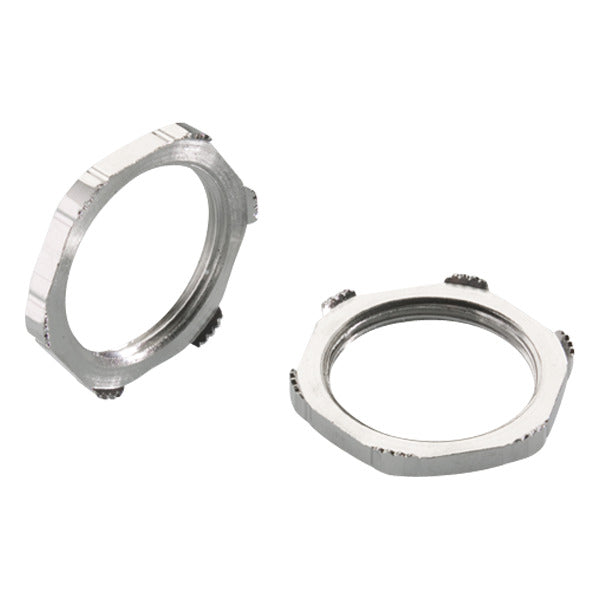 Pflitsch EMC M25 Messing. Vernickelt Schraubmutter - GMM225/7PA [2 Stück]