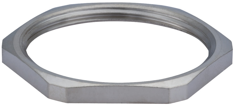 Hummel M50x1.5 Messing Vernickelt Metrische Schraubmutter - 1161500050 [2 Stück]