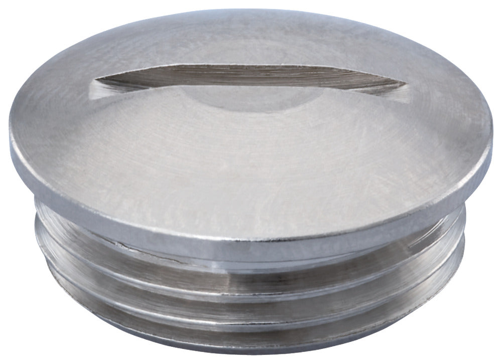 Nickel Plated Brass PG21 Cable Gland Plug - 1052210001 [2 Pieces]