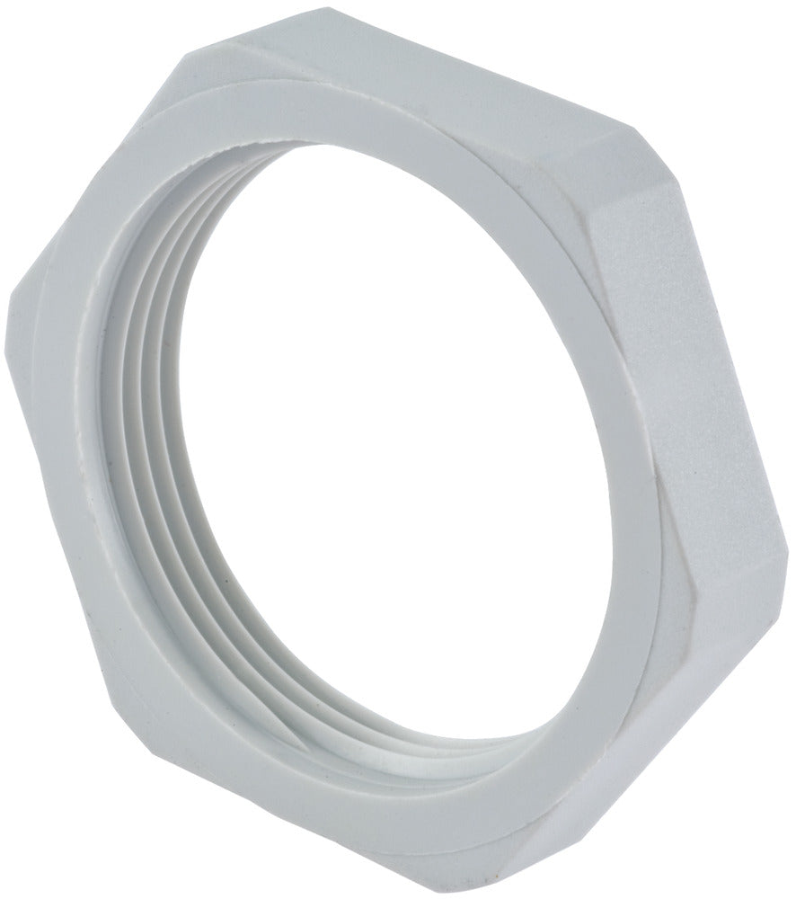 GM-FS PA M50 Polyamide Cable Gland Lock Nut Grey - 1262500050 [5 Pieces]
