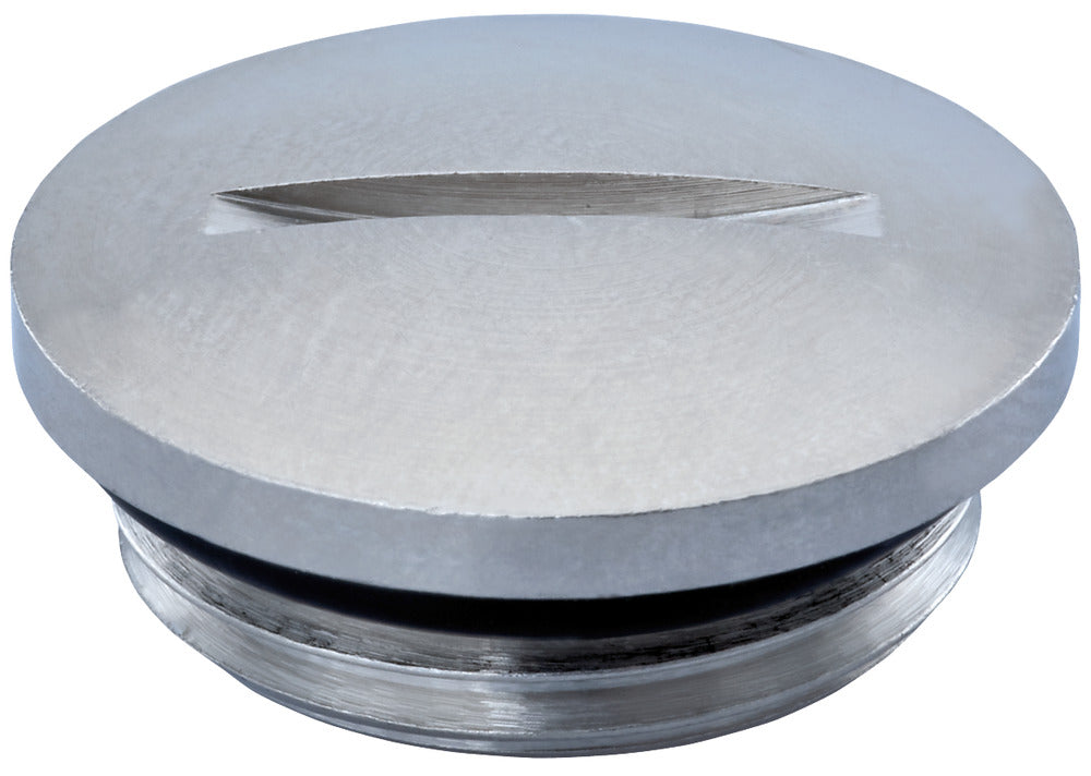 M12x1.5 Nickel-Plated Brass Sealing Plug With O-Ring - 1052120150 [5 Pieces]