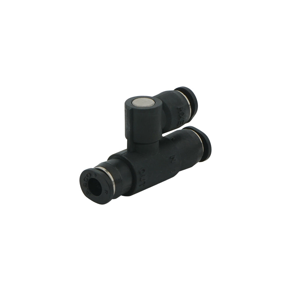 6mm - 6mm Union Straight Tube Schnellablassventil