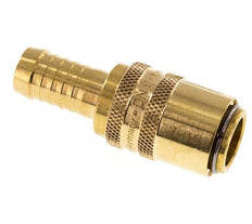 Messing DN 9 Formkupplung Muffe 13 mm Schlauchsäule Doppelabsperrung