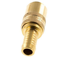 Brass DN 9 Mold Coupling Socket 13 mm Hose Pillar Double Shut-Off