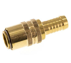 Messing DN 9 Formkupplung Muffe 13 mm Schlauchsäule Doppelabsperrung