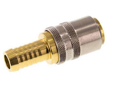 Brass DN 9 Mold Coupling Socket 13 mm Hose Pillar