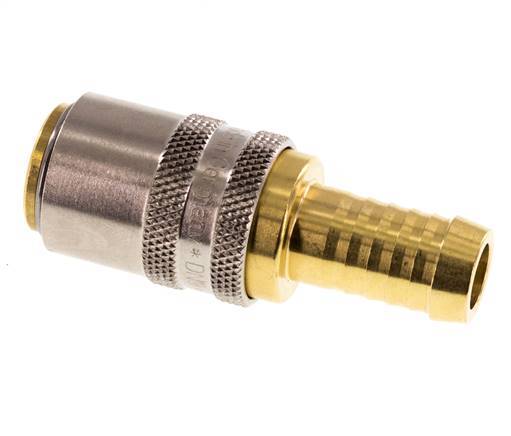 Brass DN 9 Mold Coupling Socket 13 mm Hose Pillar