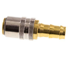 Brass DN 9 Mold Coupling Socket 12.7 mm Hose Pillar