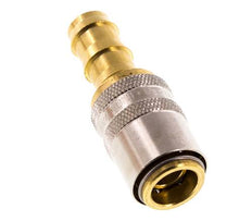 Messing DN 9 Formkupplungsmuffe 12,7 mm Schlauchpfeiler