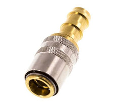 Messing DN 9 Formkupplungsmuffe 12,7 mm Schlauchpfeiler