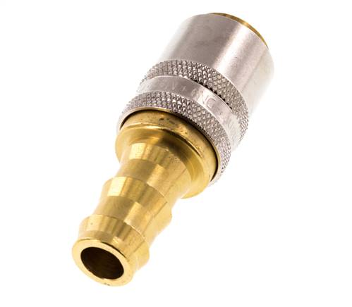 Messing DN 9 Formkupplungsmuffe 12,7 mm Schlauchpfeiler