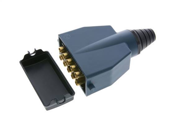 Messing-Multikupplungsstecker 12x4 mm Steckanschlüsse