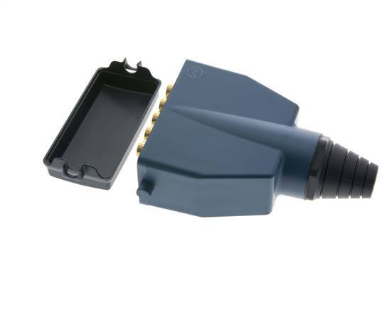 Messing-Multikupplungsstecker 12x4 mm Steckanschlüsse