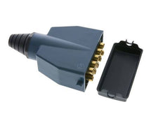 Messing-Multikupplungsstecker 12x4 mm Steckanschlüsse