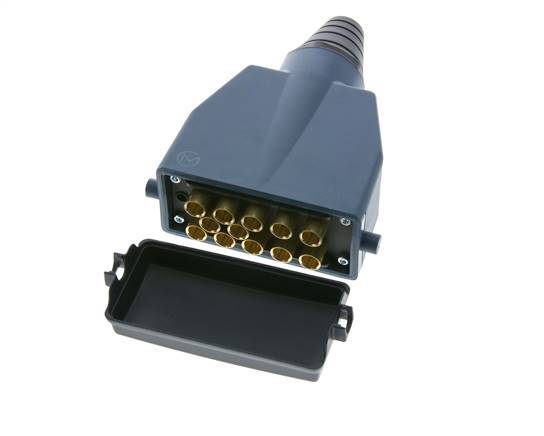 Messing-Multikupplungsstecker 12x4 mm Steckanschlüsse