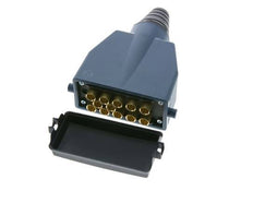 Messing-Multikupplungsstecker 12x4 mm Steckanschlüsse