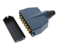 Messing-Multikupplungsstecker 20x4 mm Steckanschlüsse