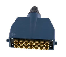 Messing-Multikupplungsstecker 14x6 mm Steckanschlüsse