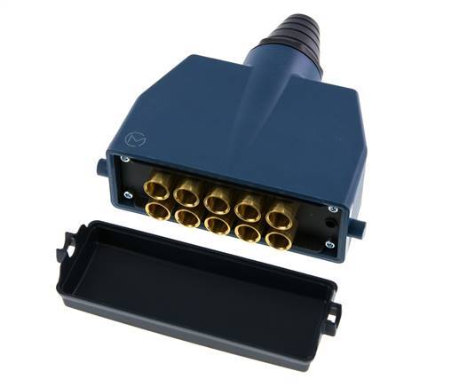 Messing-Multikupplungsstecker 10x8 mm Steckanschlüsse