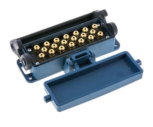 Messing-Multikupplungsmuffe 20x4 mm Steckverbindungen Entriegelungsschutz