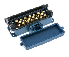 Messing-Multikupplungsmuffe 20x4 mm Steckverbindungen Entriegelungsschutz