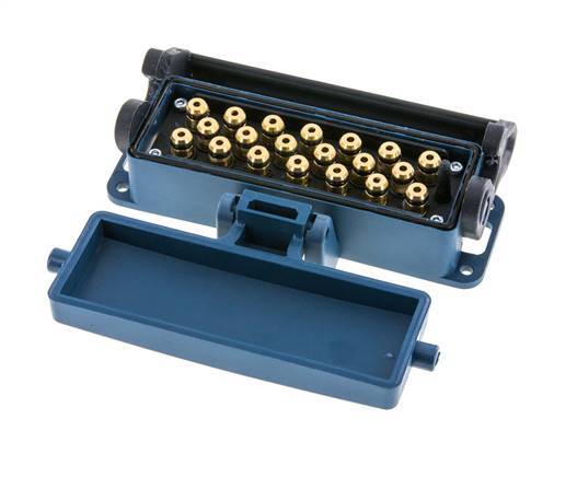 Messing-Multikupplungsmuffe 20x4 mm Steckverbindungen Entriegelungsschutz