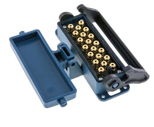 Messing-Multikupplungsmuffe 20x4 mm Steckverbindungen Entriegelungsschutz