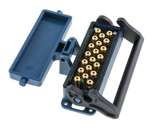 Messing-Multikupplungsmuffe 20x4 mm Steckverbindungen Entriegelungsschutz