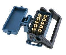 Messing-Multikupplungsmuffe 10x6 mm Steckverbindungen Entriegelungsschutz