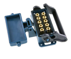 Messing-Multikupplungsmuffe 10x6 mm Steckverbindungen Entriegelungsschutz