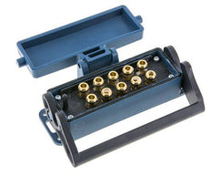 Messing-Multikupplungsmuffe 10x8 mm Steckverbindungen Entriegelungsschutz