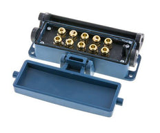 Messing-Multikupplungsmuffe 10x8 mm Steckverbindungen Entriegelungsschutz