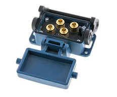 Messing-Multikupplungsmuffe 4x8 mm Steckverbindungen Entriegelungsschutz Doppelabsperrung