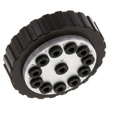 POM Multi-Kupplungsstecker/stecker 8x8 Mm Push-In Anschlüsse Vakuum