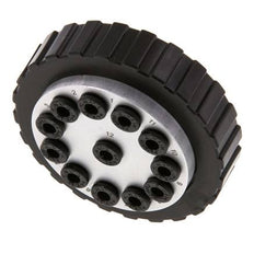 POM Multikupplung Buchse/Stecker 12x4 mm Steckanschlüsse Vakuum