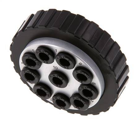 POM Multikupplungsstecker 10x6 mm Steckanschlüsse Vakuum